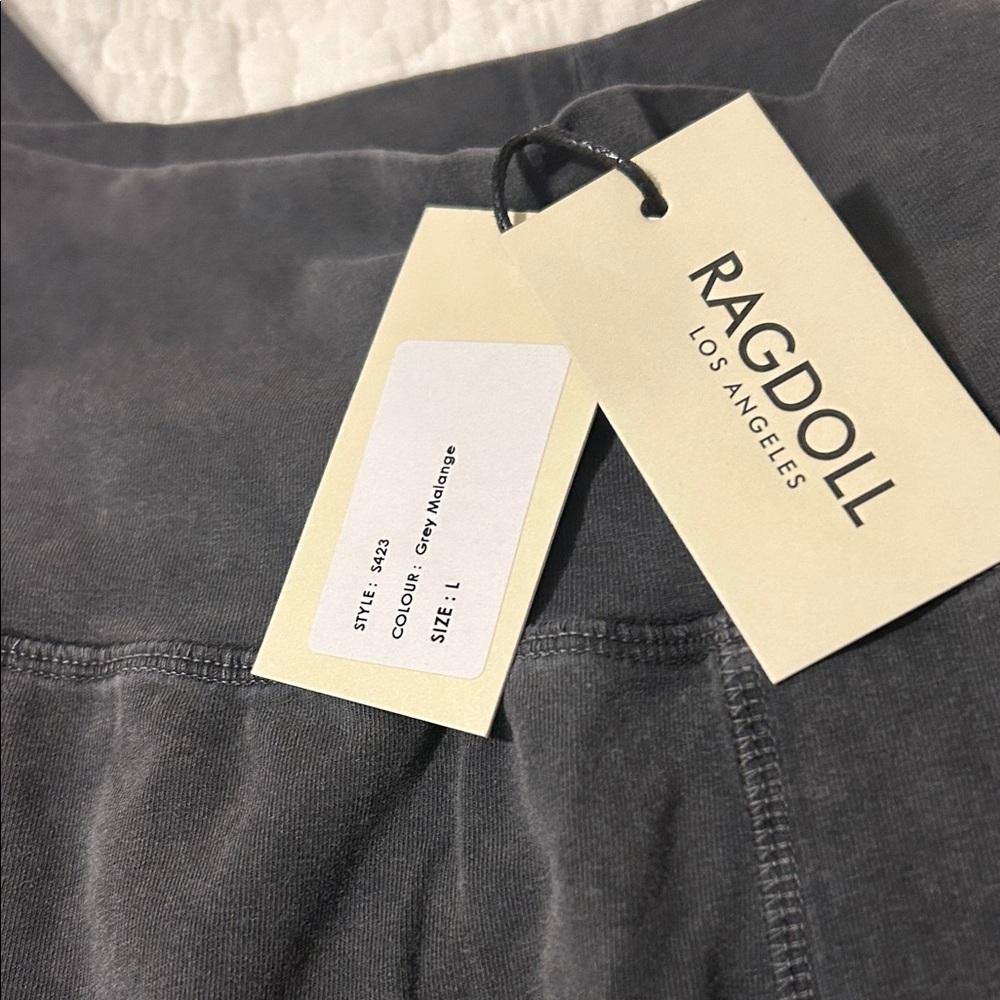 RARE!! Ragdoll LA Grey Malange Flare Pants 30” Inseam NWT! - Picture 3 of 8